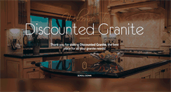 Desktop Screenshot of discountedgranite.com